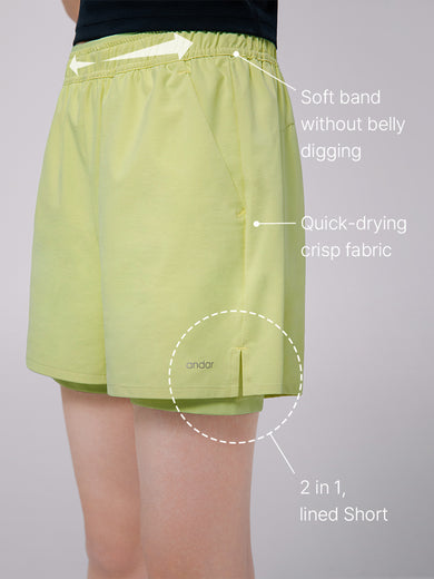 Junior Airst 2 in 1 Shorts (for Girls)