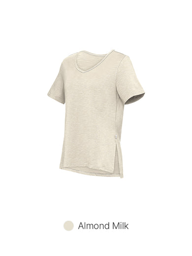 Linen-Like Short Sleeve