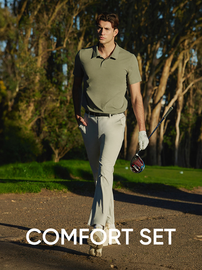 [30% OFF] Men's Smart Comfort Set (Polo & Trousers)